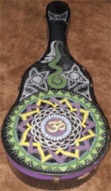 wicca-spirituality Mandala Guitar Case