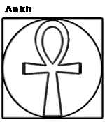 wicca-spirituality Ankh Mandala Template 