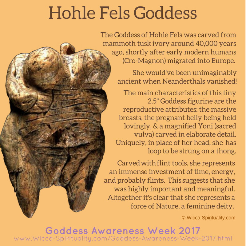 The Goddess of Hohle Fels, Prehistoric Goddess © Wicca-Spirituality.com