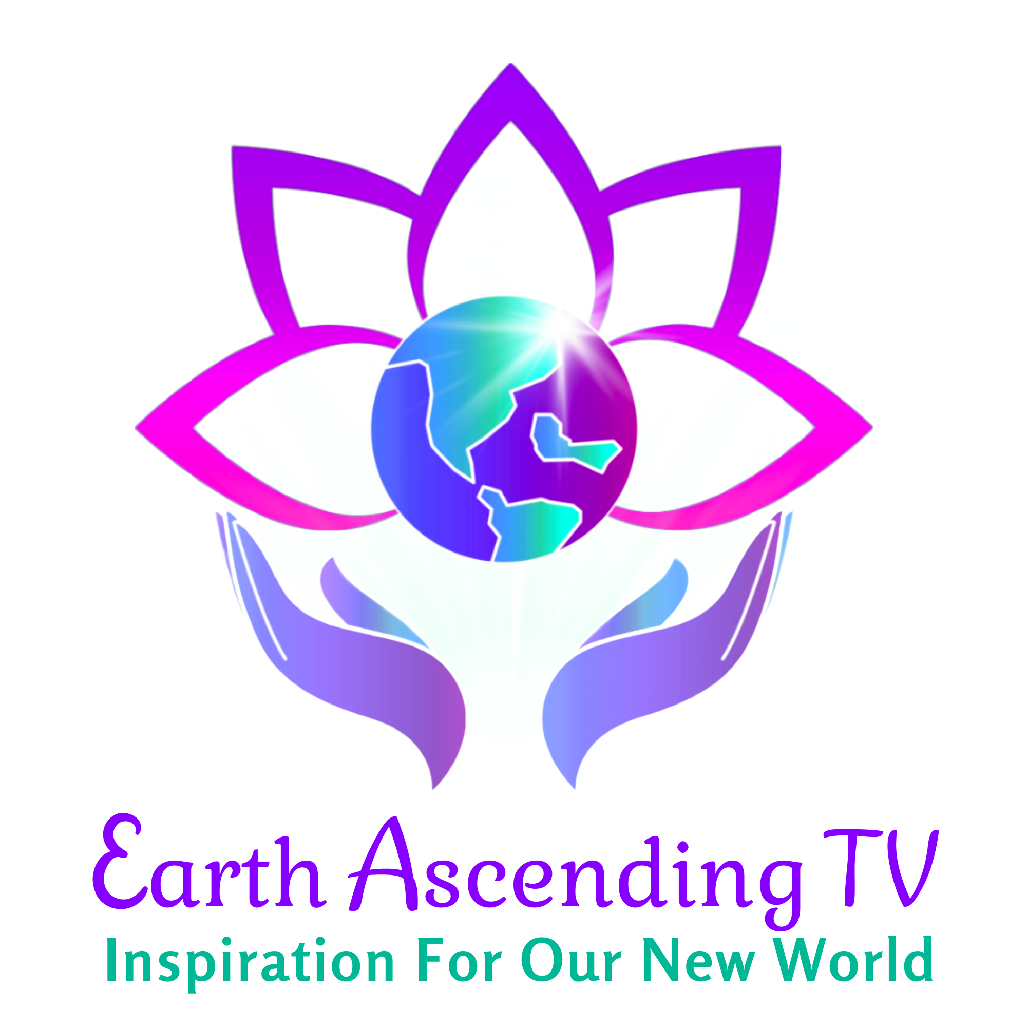 Earth Ascending TV logo - white