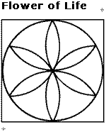 wicca-spirituality Flower of Life Mandala Template 1