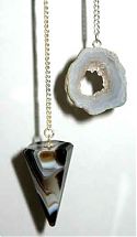 wicca-spirituality Gemstone pendulum