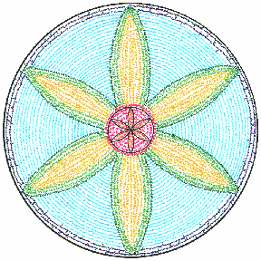  Flower of Life Likhita Mandala © Wicca-Spirituality.com