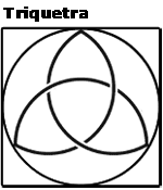wicca-spirituality Triquetra Mandala Template 
