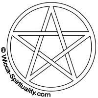 Woven Pentacle © Wicca-Spirituality.com 