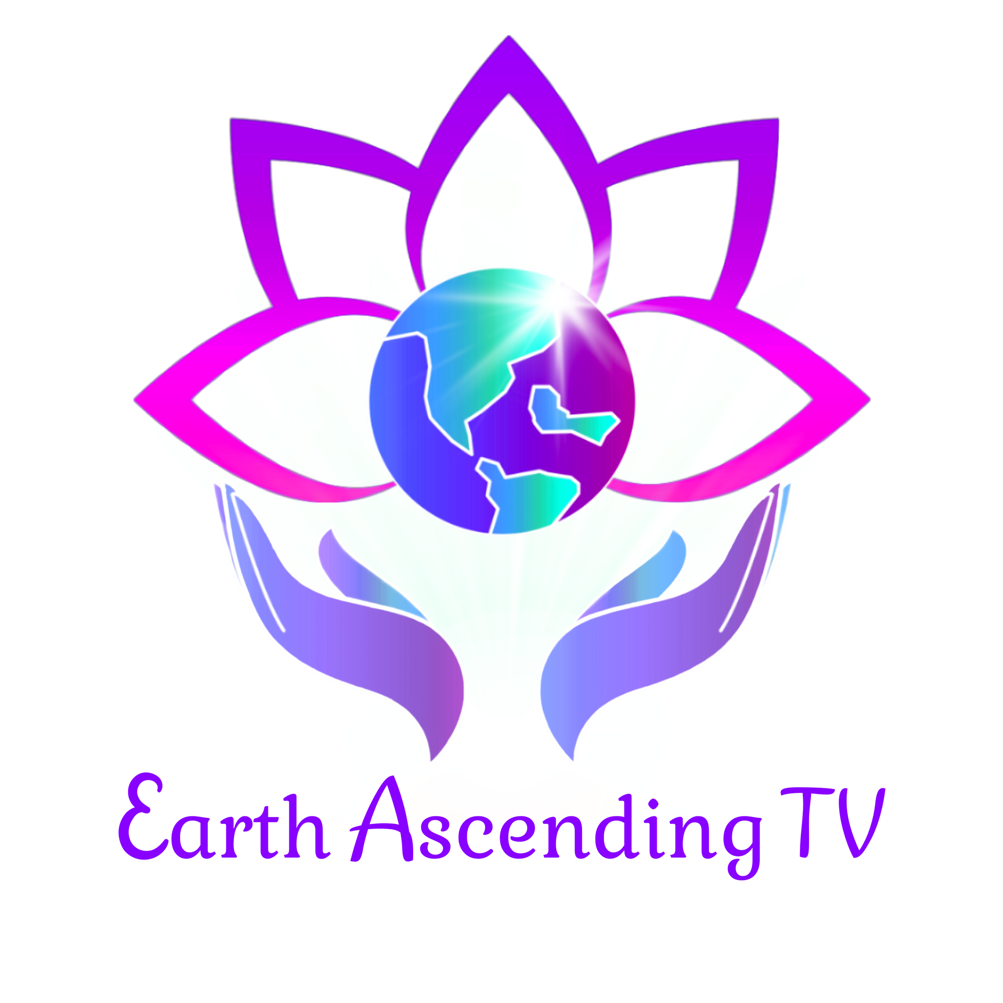 Earth Ascending TV logo - white