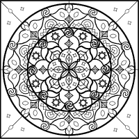 wicca-spirituality Free Mandala To Color