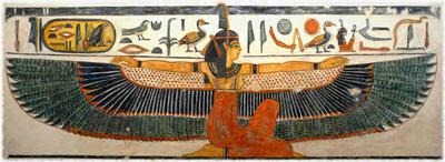 Wall painting rom Queen Nefertaris tomb
