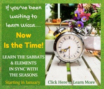 If you've been waiting to learn Wicca, now is the time!  A Year And A Day: Becoming a Wiccan  © Wicca-Spirituality.com